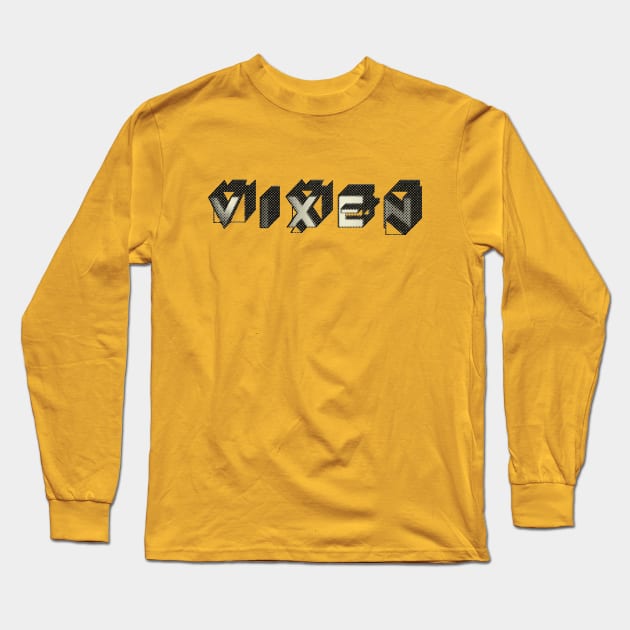 Vixen in retro blocks Long Sleeve T-Shirt by Vixen Games